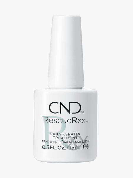 Branded white twist up component on light gray background