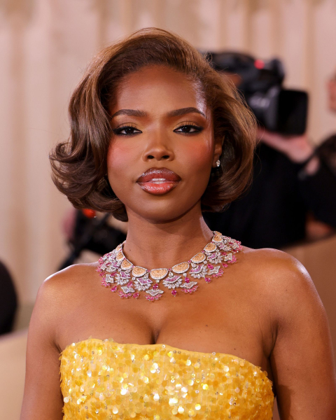 Ryan Destiny in an Old Hollywood Bob